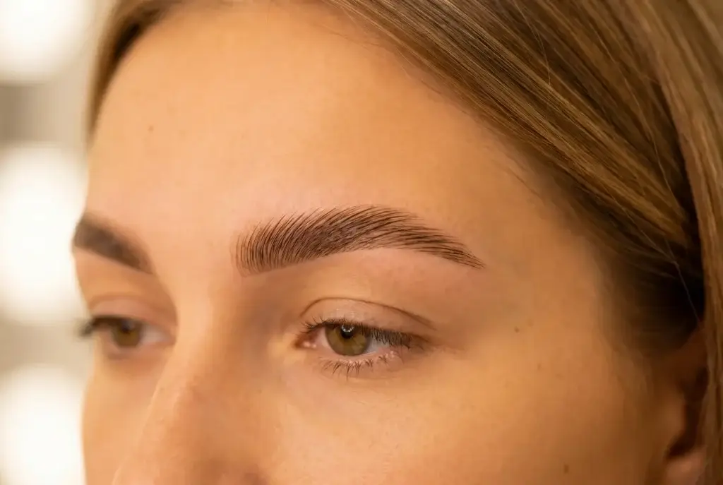 Brow Lift og Brow Lamination hos Brows & Beauty i Aarhus med naturligt løftede, formede og velplejede bryn